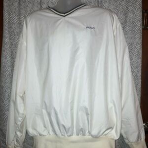 vintage Polo by Ralph Lauren Golf pullover windbreaker Jacket White